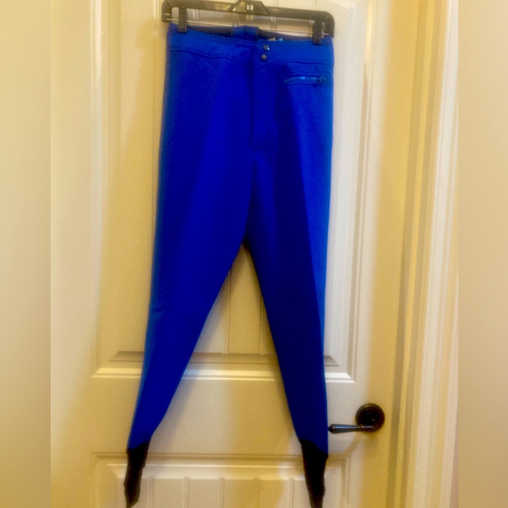 Blue vintage Serac ski pants, Size 8